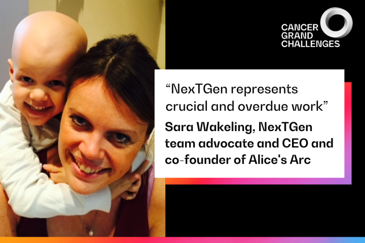 "NexTGen represents crucial and overdue work” Sara Wakeling, NexTGen team advocate and CEO and co-founder of Alice's Arc